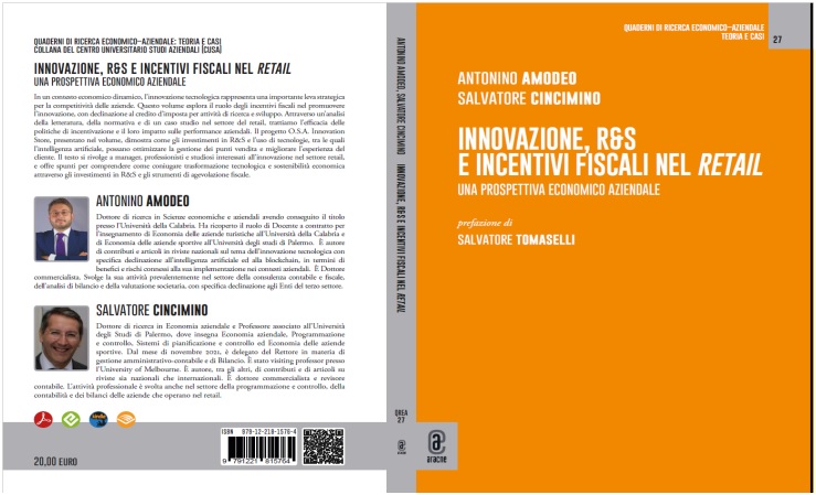 Copertina del volume Innovazione, R&S e incentivi fiscali nel retail